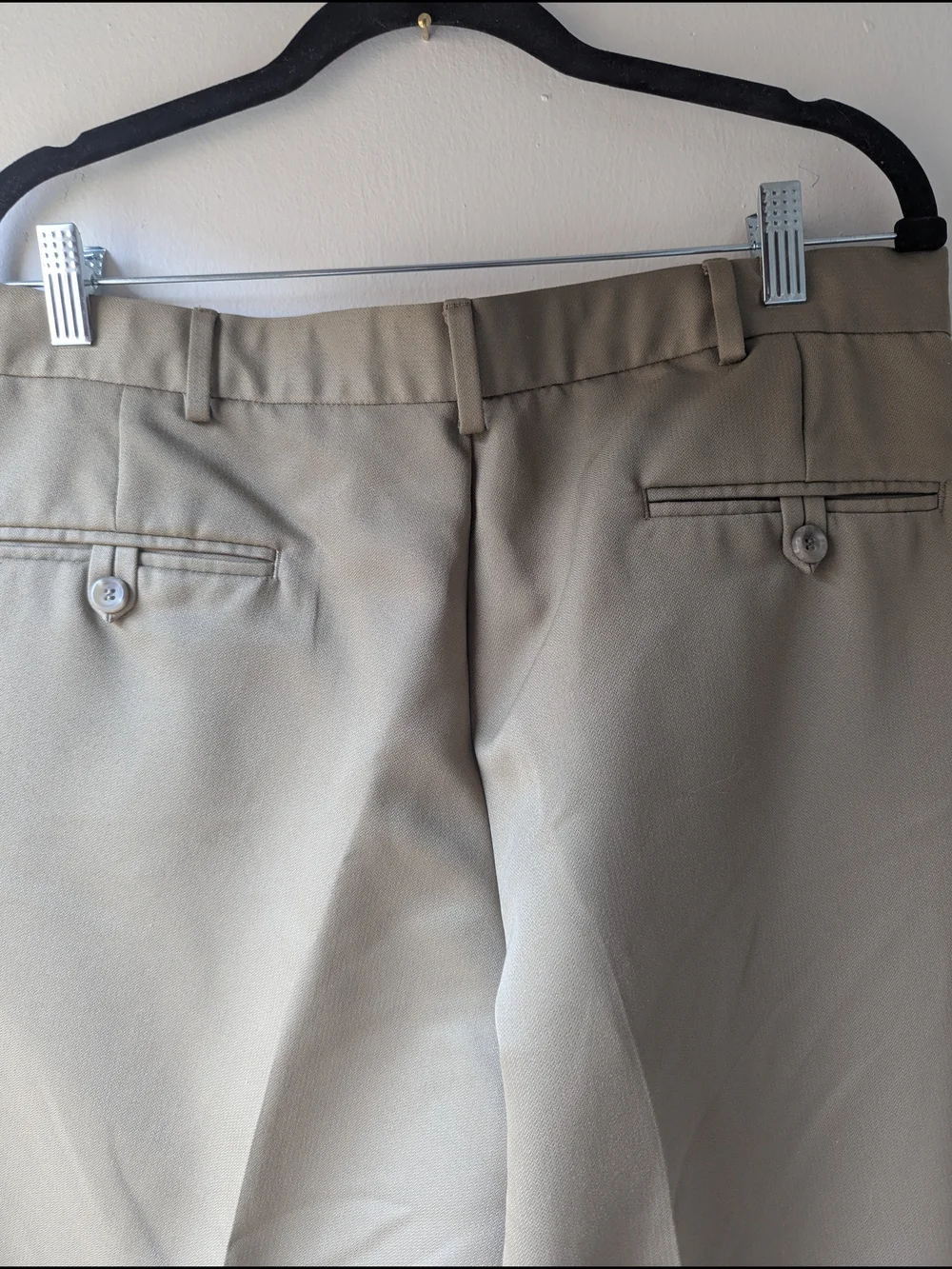 Dockers Men's Olive Pleated Dress Pants for Men Size 36/32